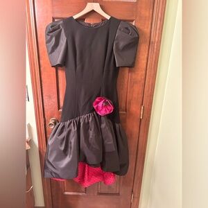 MORTON MYLES For the Warrens Vintage 80s drop waist dress. Size 4.